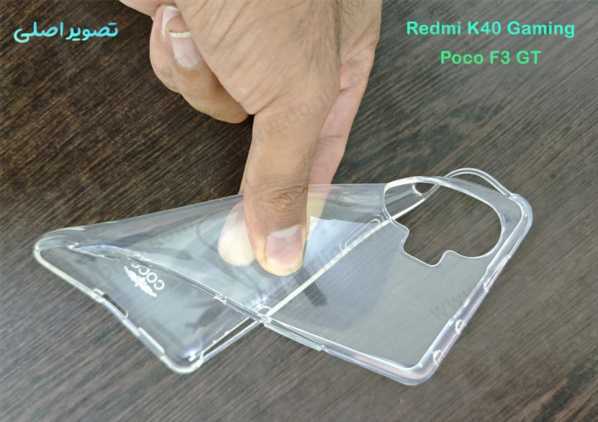 خرید قاب ژله ای شفاف Xiaomi Redmi K40 Gaming