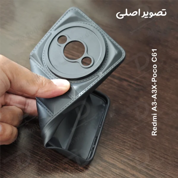 خرید قاب ژله ای پافری Xiaomi Redmi A3X مدل TPU Puffer