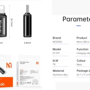 خرید مبدل Type-C به Lightning مک دودو مدل Mcdodo OT-7680