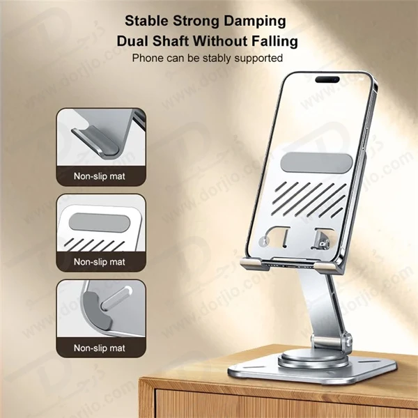 خرید هولدر فلزی مینی رومیزی مخصوص گوشی مارک XUNDD مدل XDHO-027