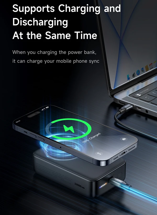 پاور بانک مگ سیف 20 وات 20000 هزار Mcdodo