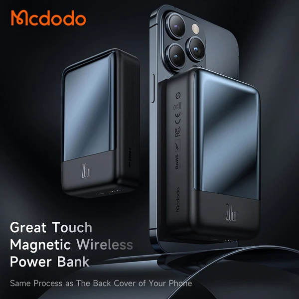 خرید پاور بانک مگ سیف 20 وات 20000 هزار Mcdodo مدل MC-502