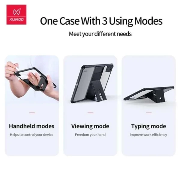 خرید کریستال شیلد شفاف پایه دار تبلت Xiaomi Pad 6 Pro مارک XUNDD سری Beatle