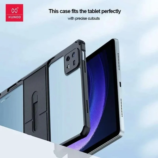 خرید کریستال شیلد شفاف پایه دار تبلت Xiaomi Pad 6 Pro مارک XUNDD سری Beatle