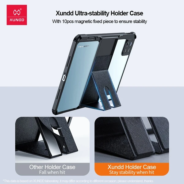 خرید کریستال شیلد شفاف پایه دار تبلت Xiaomi Pad 6 Pro مارک XUNDD سری Beatle