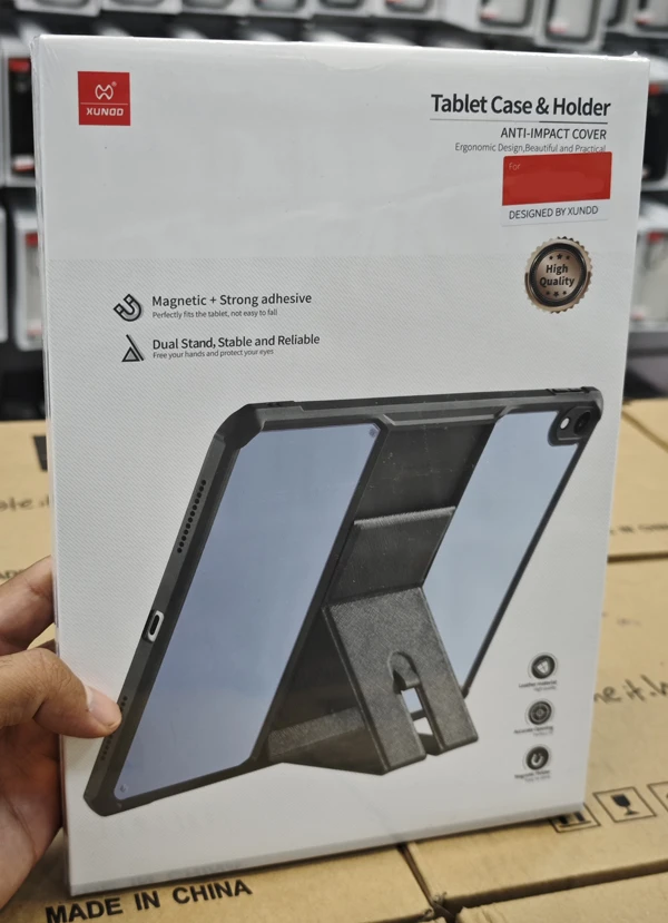 خرید کریستال شیلد شفاف پایه دار تبلت iPad Pro 11 2024 مارک XUNDD سری Beatle