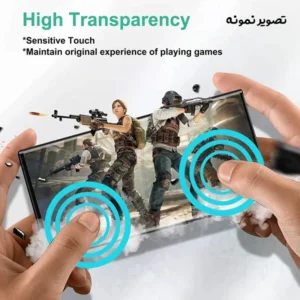  گلس فول چسب تمام صفحه Samsung Galaxy S22 Ultra مارک Mietubl مدل 3D Curved Edge 