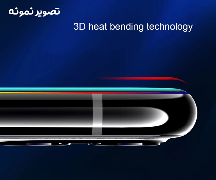  گلس فول چسب تمام صفحه Samsung Galaxy S23 Ultra مارک Mietubl مدل 3D Curved Edge 