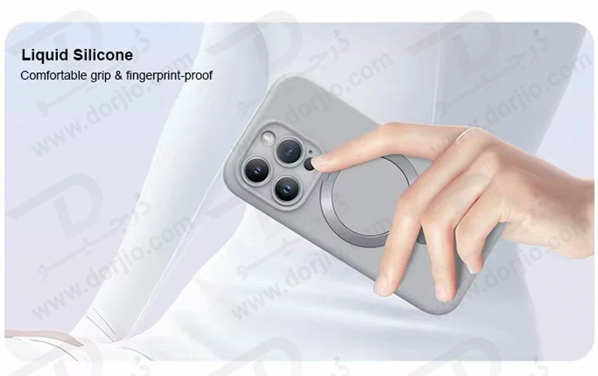 خرید قاب سیلیکونی رینگ استند مگ سیف iPhone 15 مارک XUNDD سری Reno Magnetic Holder