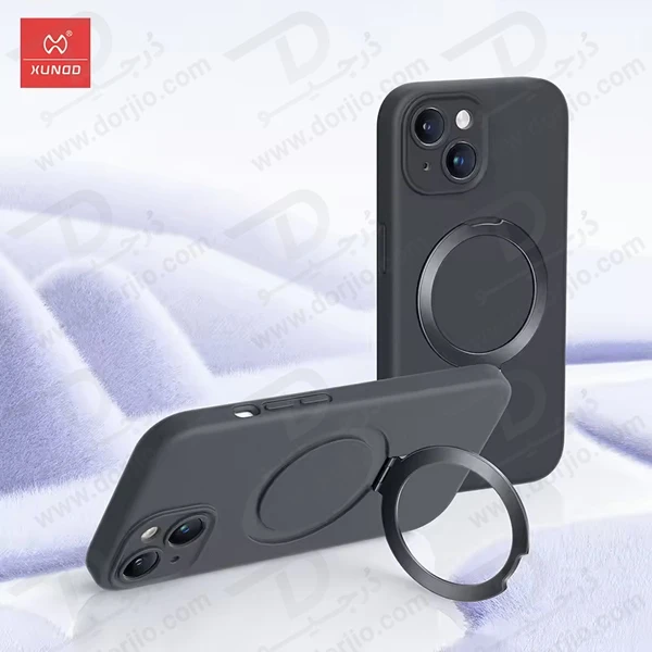 خرید قاب سیلیکونی رینگ استند مگ سیف iPhone 15 مارک XUNDD سری Reno Magnetic Holder