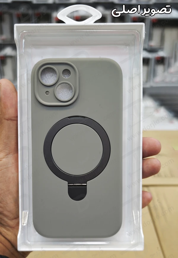 خرید قاب سیلیکونی رینگ استند مگ سیف iPhone 15 مارک XUNDD سری Reno Magnetic Holder