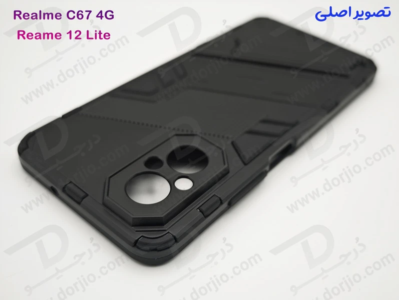 خرید قاب ضد ضربه استند دار Realme 12 Lite مارک BIBERCAS