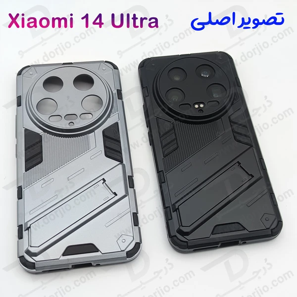 خرید قاب ضد ضربه استند دار Xiaomi 14 Ultra مارک BIBERCAS