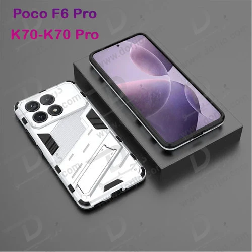 خرید قاب ضد ضربه استند دار Xiaomi Redmi K70 Pro مارک BIBERCAS