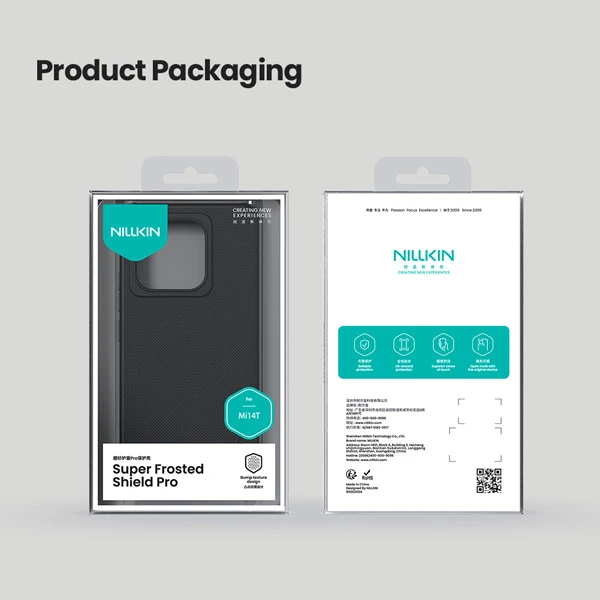 قاب ضد ضربه نیلکین Xiaomi 14T مدل Super Frosted Shield Pro