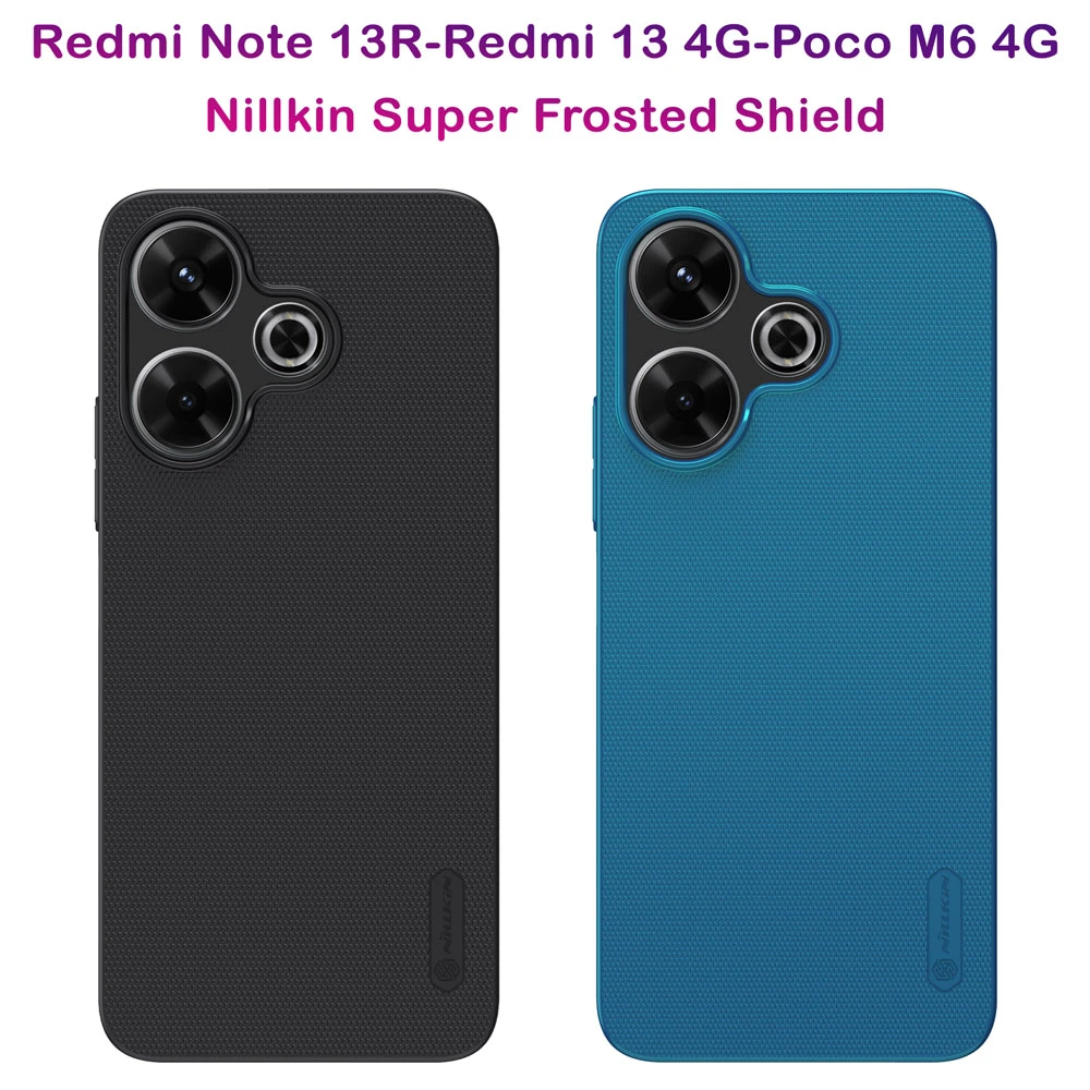 خرید قاب محافظ نیلکین Xiaomi Poco M6 4G مدل Super Frosted Shield