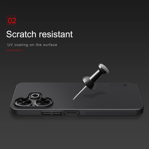 خرید قاب محافظ نیلکین Xiaomi Redmi 13 4G مدل Super Frosted Shield