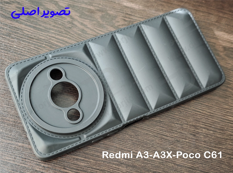خرید قاب ژله ای پافری Xiaomi Redmi A3 مدل TPU Puffer
