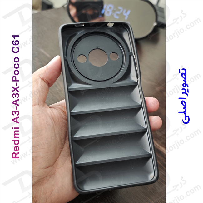 خرید قاب ژله ای پافری Xiaomi Redmi A3 مدل TPU Puffer
