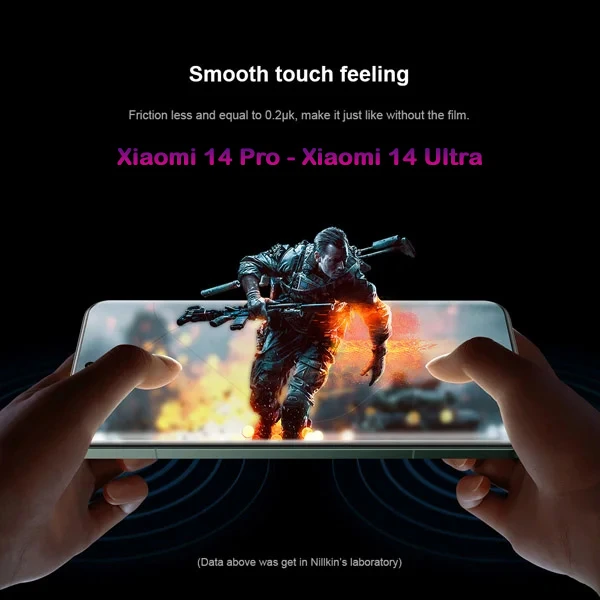 خرید نانو برچسب 2 عددی Xiaomi 14 Ultra مارک نیلکین مدل Impact Resistant