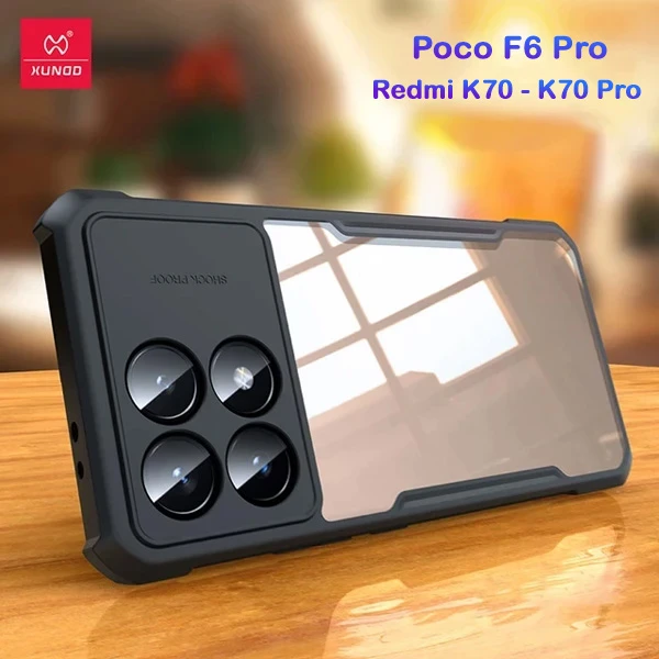 خرید کریستال شیلد شفاف Xiaomi Redmi K70 مارک XUNDD سری Beatle