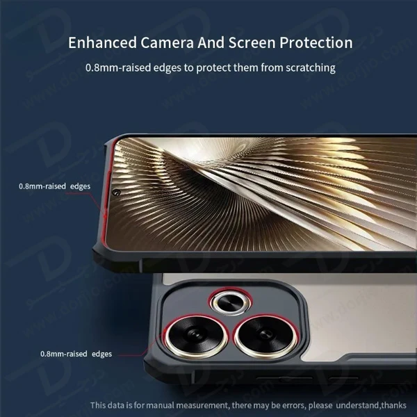 خرید کریستال شیلد شفاف Xiaomi Redmi Note 13R مارک XUNDD سری Beatle