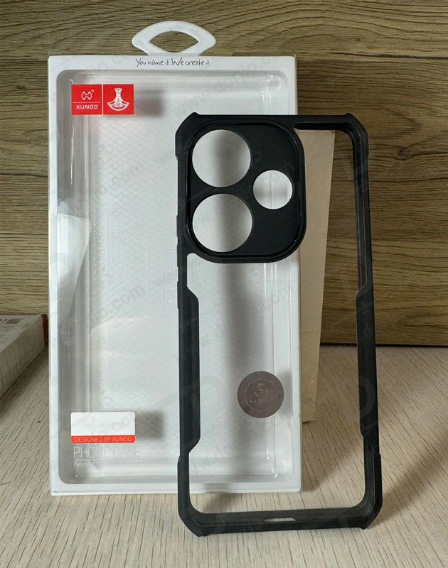 خرید کریستال شیلد شفاف Xiaomi Redmi Note 13R مارک XUNDD سری Beatle