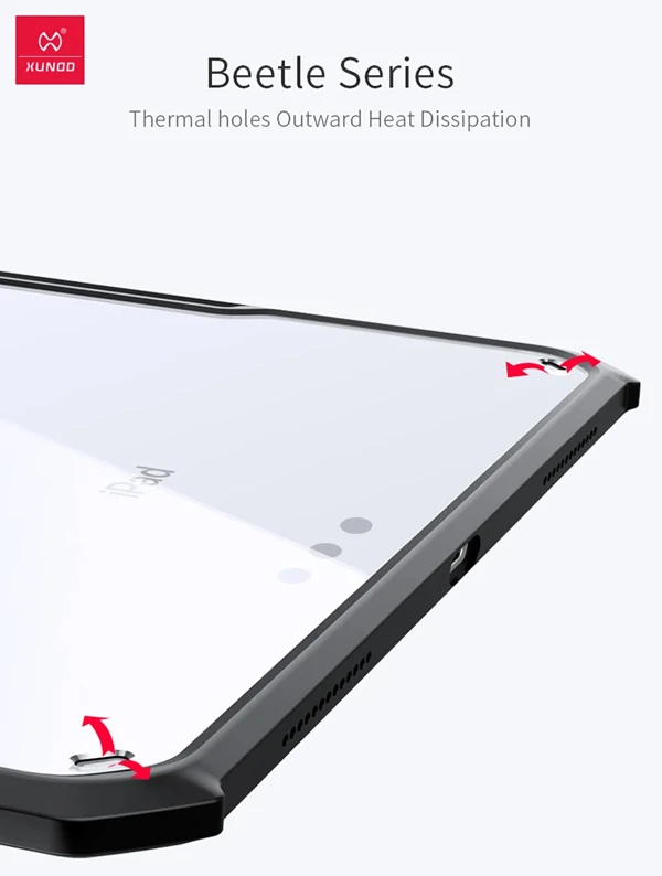 خرید کریستال شیلد شفاف تبلت iPad Air 13 2024 مارک XUNDD سری Beatle