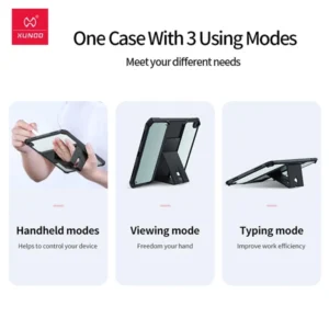 خرید کریستال شیلد شفاف پایه دار تبلت iPad Air 11 2024 مارک XUNDD سری Beatle