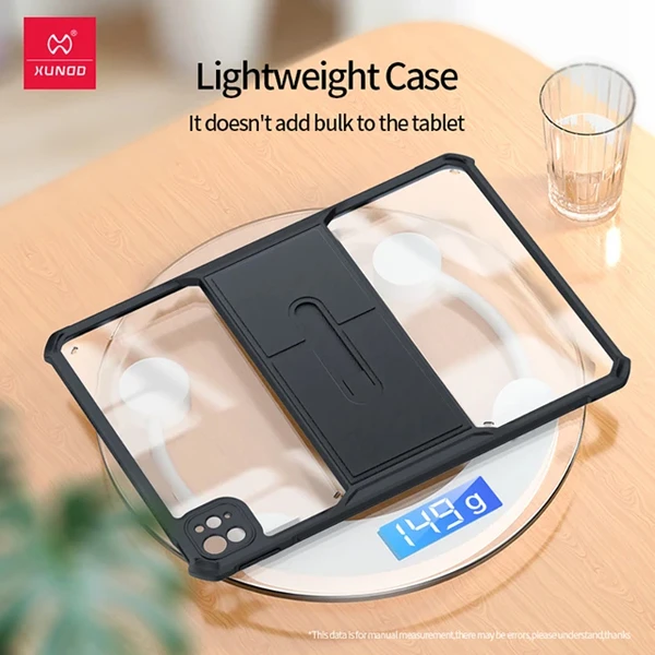 خرید کریستال شیلد شفاف پایه دار تبلت iPad Pro 13 2024 مارک XUNDD سری Beatle