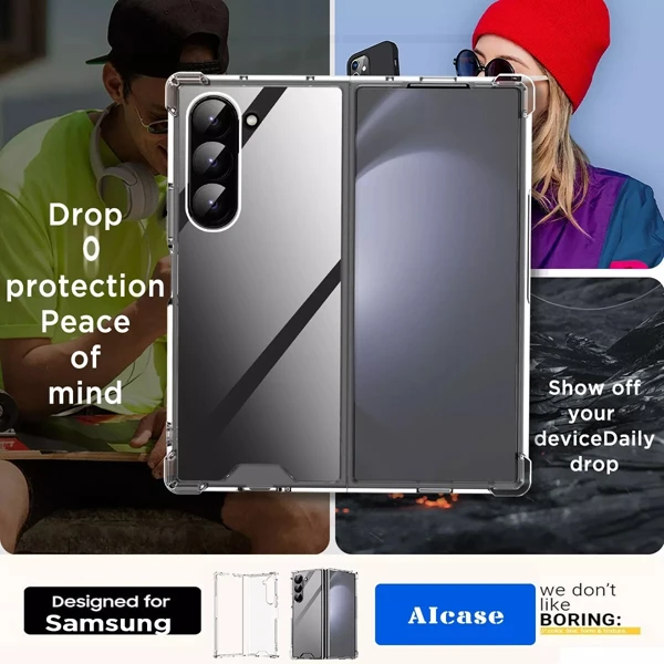 خرید کریستال کاور شفاف Samsung Galaxy Z Fold 6