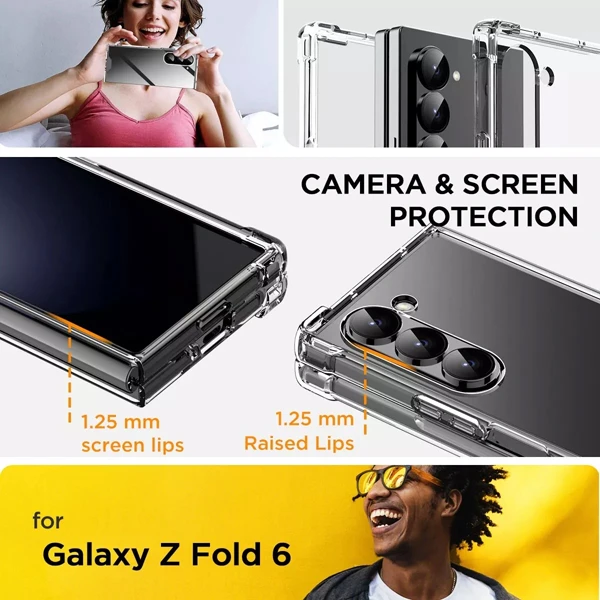 خرید کریستال کاور شفاف Samsung Galaxy Z Fold 6