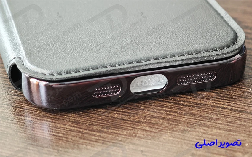 خرید کیف کلاسوری پشت شفاف مگ سیف محافظ لنز دار iPhone 15 Pro Max