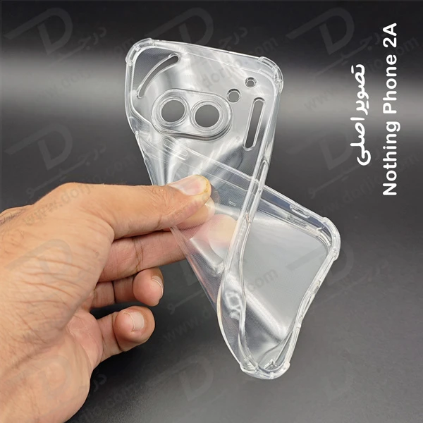 خرید گارد ژله ای شفاف ایربگ دار با محافظ دوربین Nothing Phone 2A