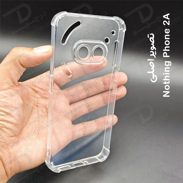 خرید گارد ژله ای شفاف ایربگ دار با محافظ دوربین Nothing Phone 2A