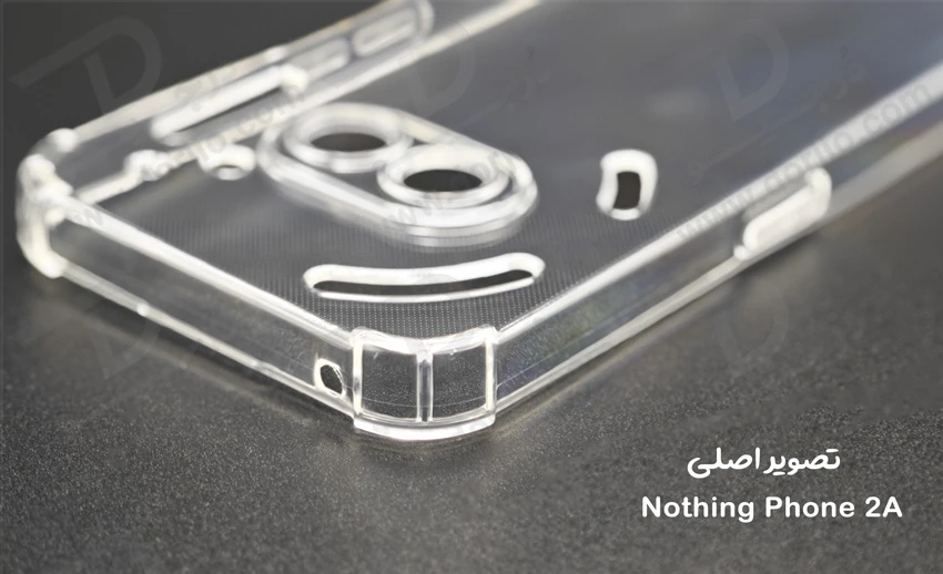 خرید گارد ژله ای شفاف ایربگ دار با محافظ دوربین Nothing Phone 2A