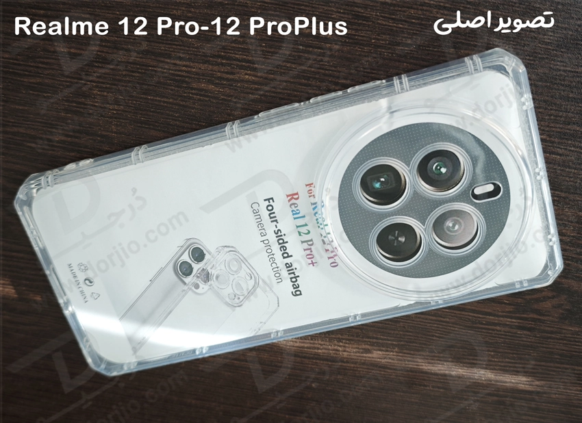 خرید گارد ژله ای شفاف ضد ضربه Realme 12 Pro