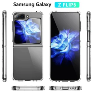 کریستال کاور شفاف Samsung Galaxy Z Flip 6