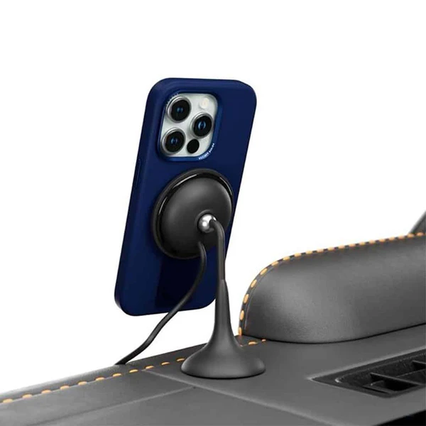 خرید قاب سیلیکونی Grip استند چرمی iPhone 15 Pro مارک LEVELO