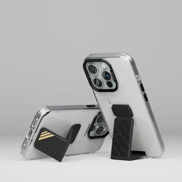 خرید قاب شفاف Grip استند iPhone 15 Pro مارک LEVELO