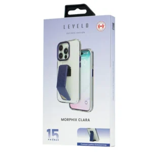 خرید قاب شفاف Grip استند iPhone 15 Pro Max مارک LEVELO