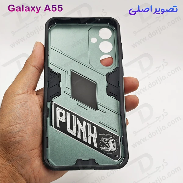 خرید قاب ضد ضربه استند دار Samsung Galaxy A55 مارک BIBERCAS