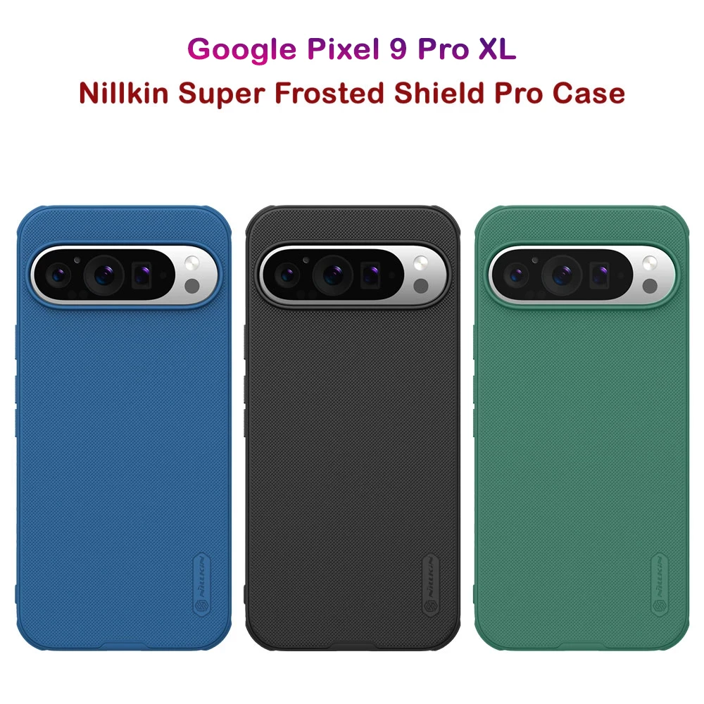 خرید قاب ضد ضربه Google Pixel 9 Pro XL مارک نیلکین مدل Super Frosted Shield Pro