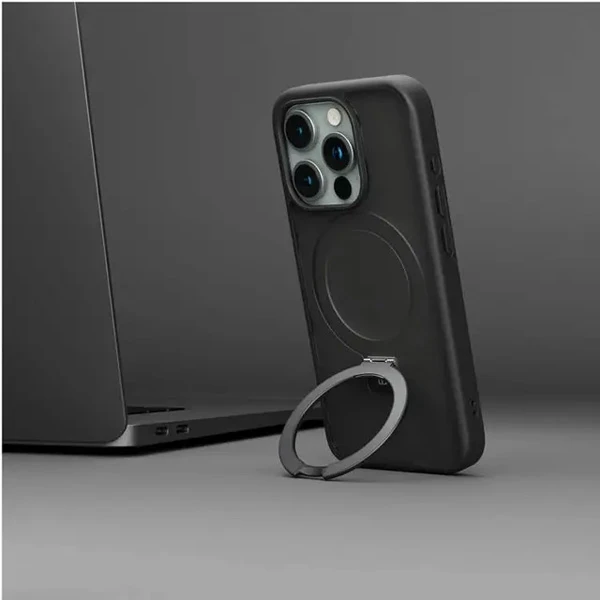 خرید قاب مات رینگ استند مگ سیف iPhone 15 Pro Max مارک Levelo مدل Verona