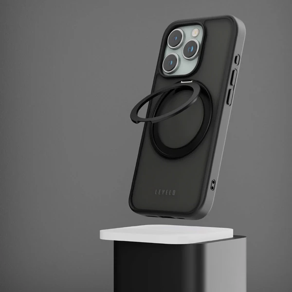 خرید قاب محافظ Ringo استند مگ سیف iPhone 15 Pro مارک Levelo