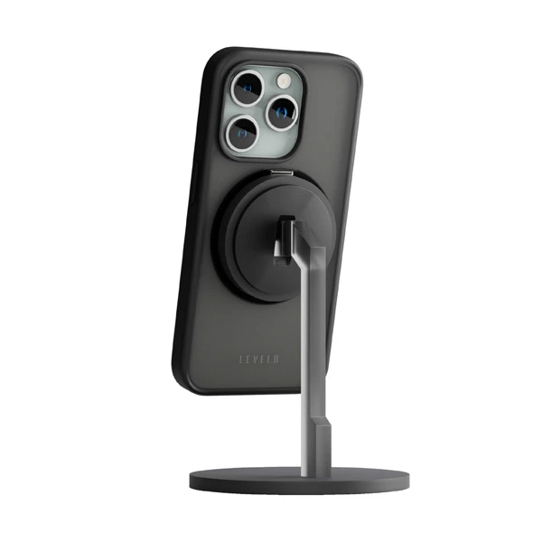 خرید قاب ضد ضربه Ringo استند مگ سیف iPhone 15 Pro مارک Levelo