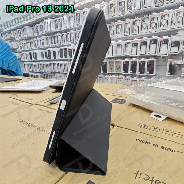 خرید قاب و فلیپ کاور هیبریدی 360 درجه مگنتی iPad Pro 13 2024 مارک XUNDD