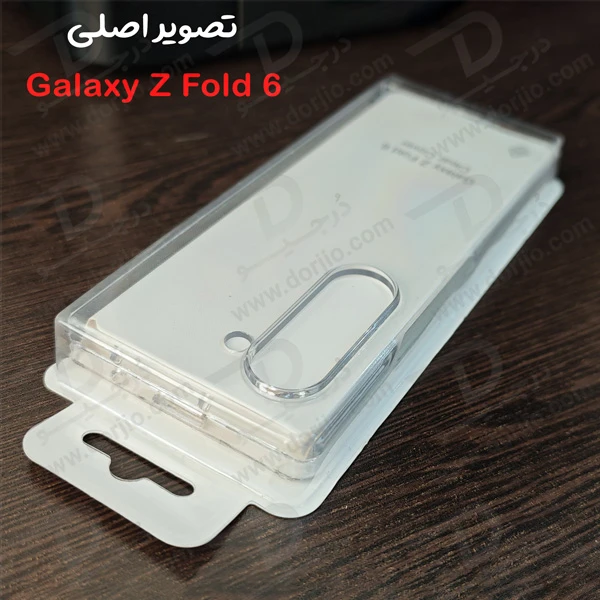 خرید قاب کریستالی شفاف با محافظ صفحه نمایش بیرونی Samsung Galaxy Z Fold 6