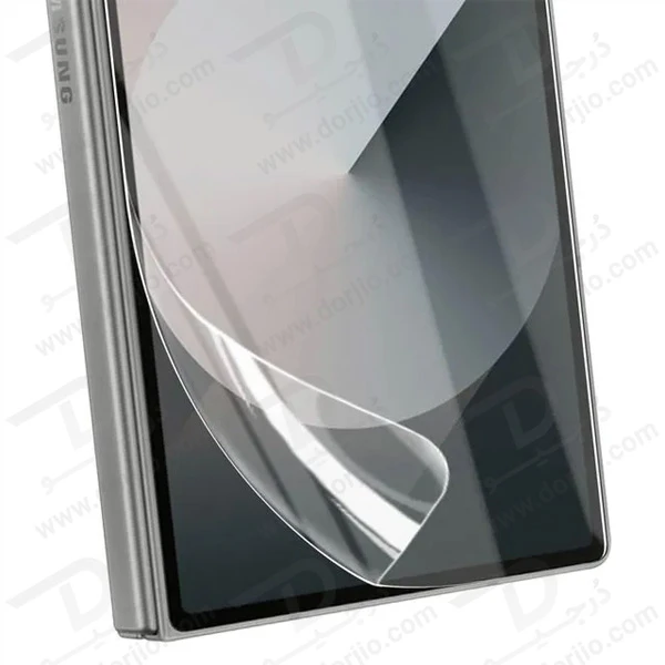 خرید قاب کریستالی شفاف با محافظ صفحه نمایش بیرونی Samsung Galaxy Z Fold 6