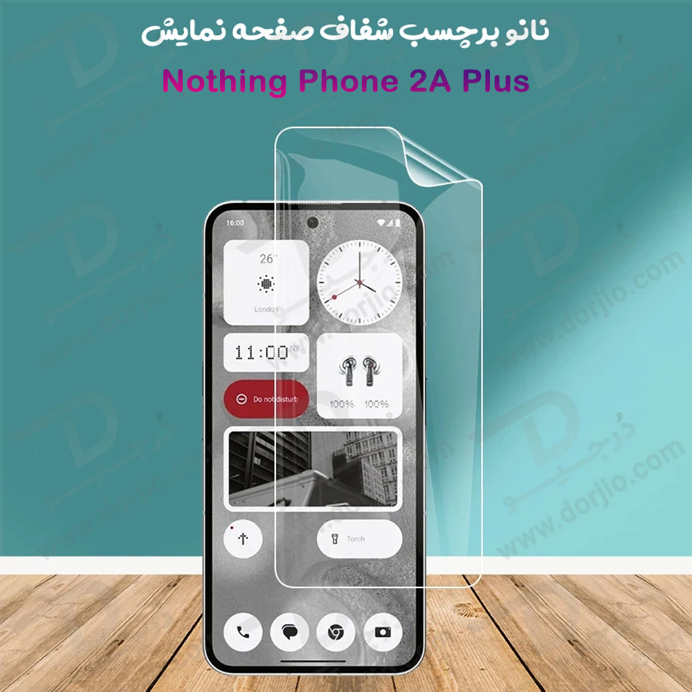 نانو برچسب شفاف صفحه نمایش Nothing Phone 2a Plus